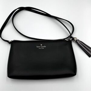 Kate Spade Ivy Street Amy Black Leather Crossbody